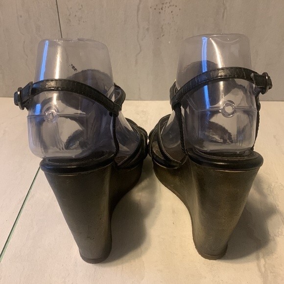 CHARLES by Charles David Women's Black Aztec Boho Southwestern Sandals US 8 - Picture 6 of 16